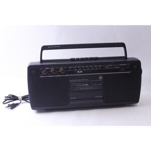 General Electric, Am/Fm Stereo Cassette Recorder, Model 3-5454B, Bass Boost,